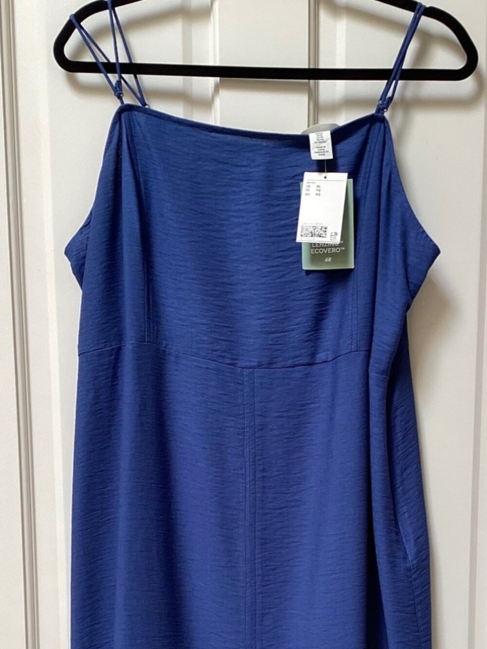 H&M Blue maxi dress, size XL, NWT